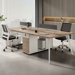 OEM Premium di lusso in stile moderno E1 <span class=keywords><strong>MFC</strong></span> mobili da ufficio convertibili in legno modulare scrivania tavolo da ufficio industriale - Product Image 1