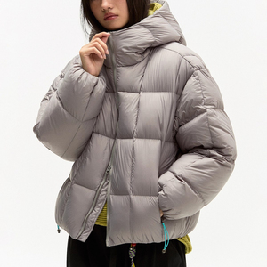 Veste courte matelassée zippée Kaleo, nouvelle tendance, unisexe, coupe ajustée, légère, pour l'hiver - Product Image 2