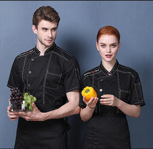 Giacca da ristorante Cook Chef manica corta design uniforme giacca da Chef - Product Image 6
