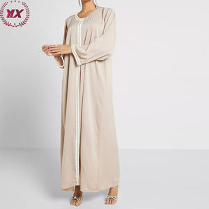 Vente en gros de robes à col ras du cou pour femmes, <span class=keywords><strong>robe</strong></span> musulmane de luxe de Dubaï <span class=keywords><strong>2023</strong></span> modes, kimono islamique de l'Aïd, abaya pour femmes - Product Image 6