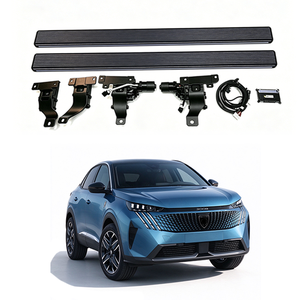 Marchepieds électriques WJ OEM 2013-2023 Peugeot 3008 P84 sans perçage, marchepieds rétractables automatiques intelligents en alliage d'aluminium noir avec LED - Product Image 2