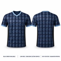 Camiseta de Fútbol Polo Sublimada con Estampado Completo, Ropa Deportiva Transpirable de Poliéster para Hombre y Jóvenes, Fabricante de Pedidos al por Mayor Personalizados