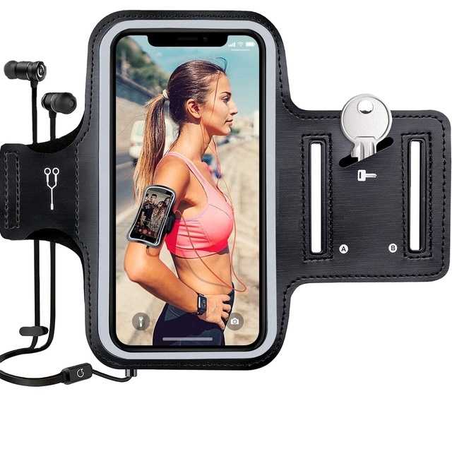Sports Outdoor Arm Bag Fitness Touch Screen Waterproof Reflective Phone Arm Bag