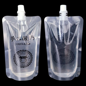 Custom Sachet Emballage De Jus Fruits Juice Beverage Plastic <b>Laminated</b> Reusable Stand up Liquid Water Doypack Bag Spout <b>Pouch</b> - Product Image 6