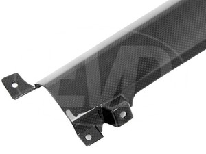 Pour Ferrari 458 Italia et Spider 2011-2013 Console centrale en fibre de carbone et contour d'aération (3 pièces) (armure toile) - Product Image 6