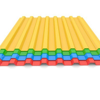 Tôle ondulée galvanisée de qualité supérieure CGCC, revêtue de couleur, haute qualité pour les projets de structures en acier léger