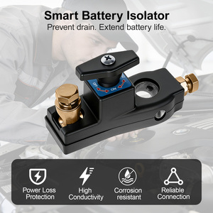 Battery Disconnect <b>Switch</b> <b>12V</b>-24V Battery Kill <b>Switch</b> Negative On/Off Battery <b>Switch</b> for Cars, RV and Boat - Product Image 6