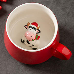 Tazas de Cerámica con Diseño de Santa Claus, Tazas de Café con Dibujos Animados - Product Image 3