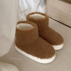 XIXIXITIAO cheville neige lune designer filles chaudes femmes pantoufles vendeurs vérifiés feutre gros dames bottes d'hiver chaussures <span class=keywords><strong>pour</strong></span> dames - Product Image 5