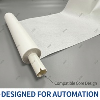 Rouleau de nettoyage pour pochoirs SMT 55% cellulose 45% polyester, excellente absorption pour le flux et la pâte à souder
