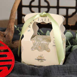 DAMAI Wedding Favor Gift Bag Hot Selling Chinese Style Portable Candy <b>Box</b> Party <b>Bridal</b> Souvenir Packaging Paper Material 6pcs - Product Image 3