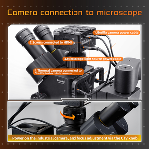 <span class=keywords><strong>Microscope</strong></span> trinoculaire Qianli-Gorilla-6558 <span class=keywords><strong>Zoom</strong></span> 6.5X-58X <span class=keywords><strong>Microscope</strong></span> électrique industriel Ffor réparation de carte mère de télé<span class=keywords><strong>phone</strong></span> portable - Product Image 5
