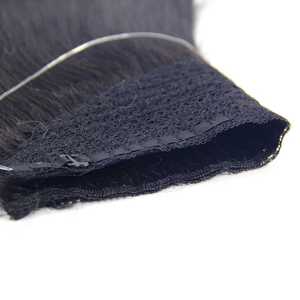 Extensiones de Cabello Halo, Cabello Humano Virgen Remy, Extensiones de Cabello Halo Negras Invisibles, Negro Natural, Cómodas para Uso Diario - Product Image 5