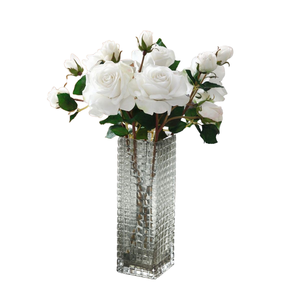 Roses artificielles en velours en gros, en vrac, rouges, blanches, bleues, roses, noires, violettes, fleurs décoratives personnalisées - Product Image 3