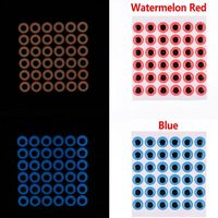 3-25mm phosphorescent yeux de poisson 3D pour leurres de pêche