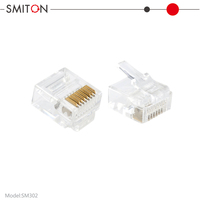 Câble réseau RJ45 Cat 5 MINI Connecteur UTP CAT5 Prise RJ45