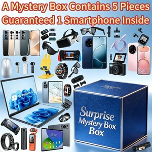 Guaranteed Smartphone Inside 5G Mystery <b>Box</b> 5 Random Items Smart <b>TV</b> Tablet Speaker Ring Glasses Gift Luxury Blind <b>Box</b> a Mystery - Product Image 1