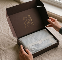 Boîte à bijoux personnalisable haut de gamme en carton express pour l'e-commerce, avec impression UV et gaufrage, en matériaux recyclés, directement de l'usine