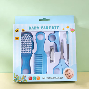 Set de Cuidado para Bebés de 10 Piezas, PP+TPE, con Cepillo y Cortauñas para la Limpieza del Bebé - Product Image 4