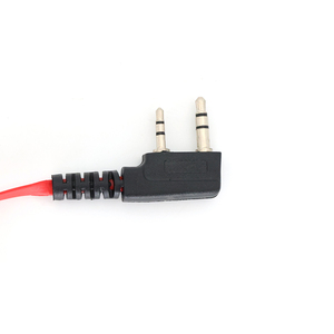 Auriculares con Conector Tipo K de 2 Pines, Cable Plano Resistente, Estilo Red Noodle, para Radios <span class=keywords><strong>Baofeng</strong></span> UV5R BF888S Kenwood TK TH Series - Product Image 5