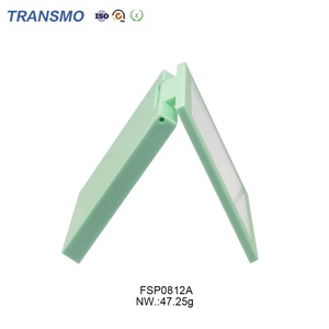 Boîte de poudre en gros, emballage transparent en plastique pour palette de fards à paupières, étui en plastique vert pour palette de fards à paupières - Product Image 5