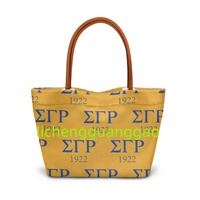Sac fourre-tout réutilisable de la sororité Phi Beta Sigma, sac de shopping design de haute qualité, sac de week-end