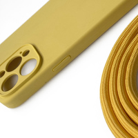 2024 à la mode clair pare-chocs croix corps bandoulière étui de téléphone portable avec lanière collier sangle pour iPhone 15 Pro max