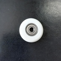Rueda de rodillo de polea de plástico Circular con rodamiento de bolas de acero cromado 626ZZ con revestimiento de POM de 6x34x10mm para impresora 3D de puerta de ventana
