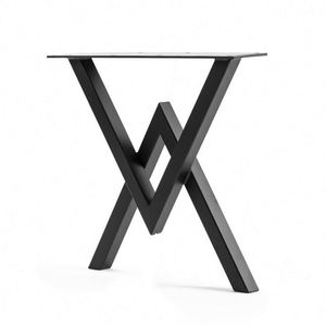 Pieds de table à manger modernes en acier forgé sur mesure pour restaurant, hôtel, hôpital, cuisine, extérieur, école - Product Image 6