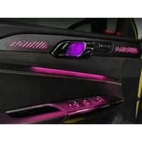 Kits d'amélioration de l'intérieur des véhicules de luxe, éclairage ambiant dynamique à lumière douce multicolores, moule OEM pour LYNK&CO 02 (2018-2022)