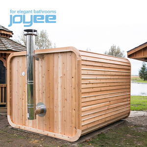 JOYEE calidad moderna 3 4 5 6 persona saludable Sauna al aire libre de cedro rojo pino blanco cabaña en el jardín de invierno - Product Image 6