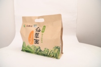 Sachet à fond plat transparent imprimé sur mesure pour emballage de pain, résistant à l'humidité, pour toasts, pains et produits de boulangerie