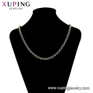 45969 Xuping gioielli di <span class=keywords><strong>moda</strong></span> 2019 ultimo disegno dei monili, 14K placcatura in oro degli uomini della collana della catena - Product Image 6