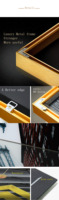 Penjualan terlaris desain kustom UV cetak Modern dinding rumah seni lukisan dinding singa seni 3D kristal porselen lukisan