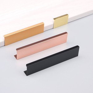 Profile Hidden Handle for Whole Kitchen Right Angle Recessed Handle Finger Pull L Shape <strong>Door</strong> Pull for Wardrobe - Product Image 1