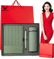 Ensemble Cadeau d'Entreprise de Luxe Haut de Gamme Personnalisé avec Logo – Articles Promotionnels : Carnet, Parapluie, Bouteille Isotherme, Haut-parleur 2025