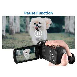 Caméscope 4K complet professionnel pour YouTuber, caméras vidéo numériques pour diffusion en direct, photographie 18X, enregistreur de vlogging, <span class=keywords><strong>webcam</strong></span> ultra HD - Product Image 6