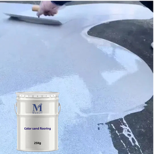Revestimiento de Piso Autonivelante de Epoxi con Arena de Color, Resistente a Rayones, Impermeable y Antipolvo, con Características de Revestimiento Líquido de Mármol - Product Image 2