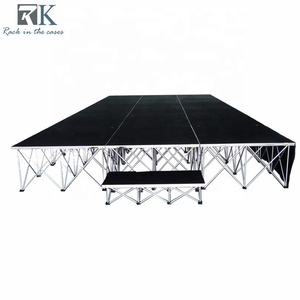 Scène mobile pliable rapide d'intérieur et d'extérieur, plateforme de scène modulaire 1x1M pour événement - Product Image 3