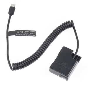 Jingying-Cargador de batería simulado para cámara DSLR tipo C, fuente de alimentación, cable de resorte para D5600 D5500 <span class=keywords><strong>D3500</strong></span> - Product Image 3