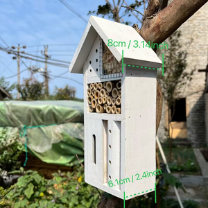 Nichoir en bois personnalisé, nichoir en bois, maison en bois pour oiseaux, nichoir en bois à faire soi-même, nichoir en bois suspendu - Product Image 3