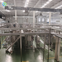 Petite ligne de production complète de yaourt, pasteurisateur de lait de 200 litres, réservoir de refroidissement, usine de transformation