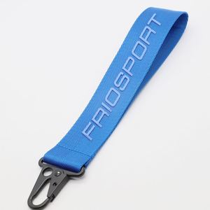 Wholesale Personalized 3D Screen Printed Logo Wrist Strap With Metal Eagle Hook for Keys and Mobile Phone Keychain Short Lanyard - Product Image 1