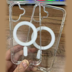 Funda Transparente para Teléfono con Carga Inalámbrica TPU PC para iPhone 17, Carcasa Magnética Antigolpes para iPhone 14 15 16 17 Pro Max - Product Image 5