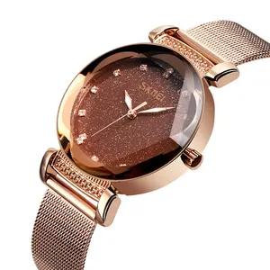 SKMEI 9188 Fash Luxus Frau Uhr Wasserdicht Frauen Armbanduhren Luminous Zeiger Weibliche Uhr Dame Casual Quarzuhr