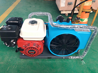 Les mini compresseurs portatifs Offre Spéciale d'air PCP nettoient les compresseurs de plongée de plongée de lutte contre l'incendie de trois cylindres 2.2kw 3hp 80L-100L/min