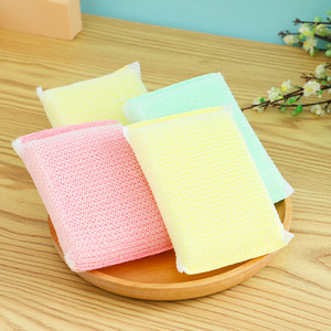 <span class=keywords><strong>Éponge</strong></span> de cuisine haute qualité, absorption d'eau, lot de 3, <span class=keywords><strong>éponge</strong></span> de nettoyage en plastique transparent avec fil métallique - Product Image 1