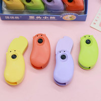 Gomme rotative à pression motif dessin animé mignon pour enfants, gomme à crayon rétractable torsadée, impression couleur, marque Guai Guai Bear, pour étudiants et bureau