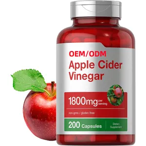 Oem organik takviyesi vitaminleri zayıflama kilo kaybı elma şırası sirke Tablet kapsülleri