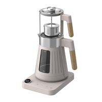 Samovar turc Hotsy en vente flash, bouilloire à thé portable, corps en verre de 1,6 L, bouilloire électrique multifonctionnelle